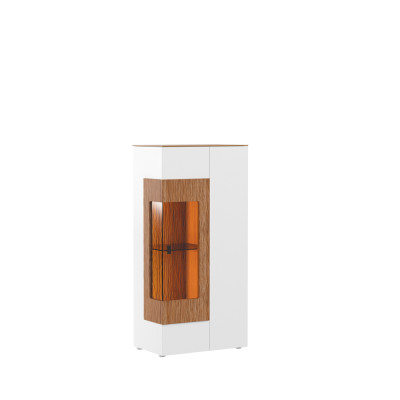Moderne vitrine glazen kast woonkamer etalage 1-deurs design vitrines nieuw