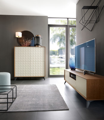 RTV-zijkast TV-wand hoogglans lowboard onderkast TV led tv-kast