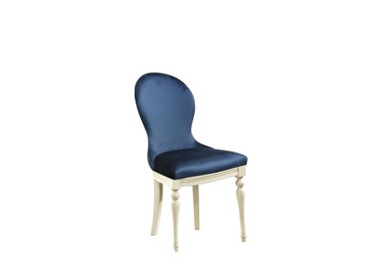 Stoel 1x Luxe Design Bekleding Designer Stoelen Zitkamer Eetkamer Houten Fauteuil