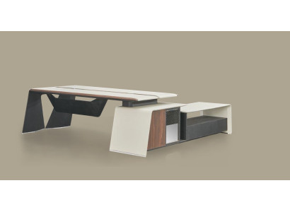 Hoekbureau Kantoor Chef Inrichting Kamer Meubels Ontwerp Bureaus