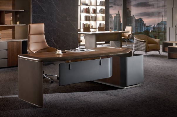Tafel Bureau Kantoor Inrichting Meubel Set Salon Fauteuils Tafels 2-delig.