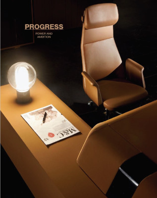 Ontwerpbureau werkkamer set fauteuil hoekbureau compleet set