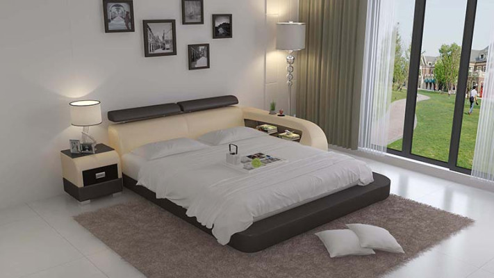 Bed met USB boxspring Luxe bed Tweepersoonsbed Huwelijksbed Bedden 140/160/180 LB8801