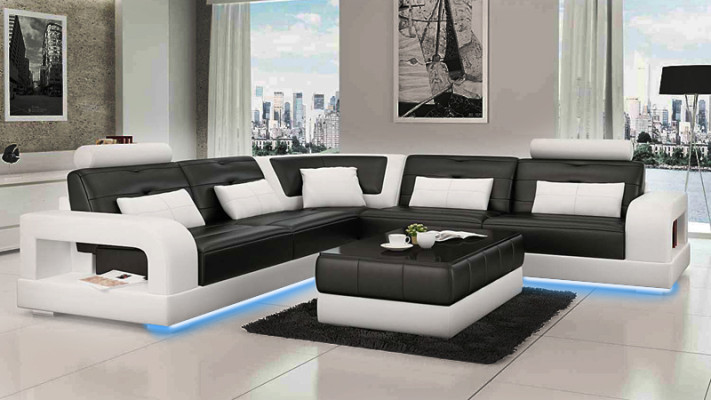 LEREN BANK BANK HOEKBANK HOEK BANK STOELEN LIGBANK ONTWERP BANK WOONLANDSCHAP