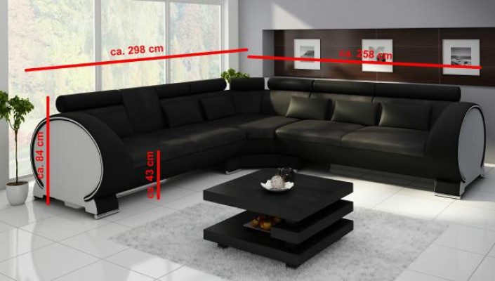 Woonlandschap bank bekleding bank zitje hoek hoek woonlandschap set LT01 NIEUW