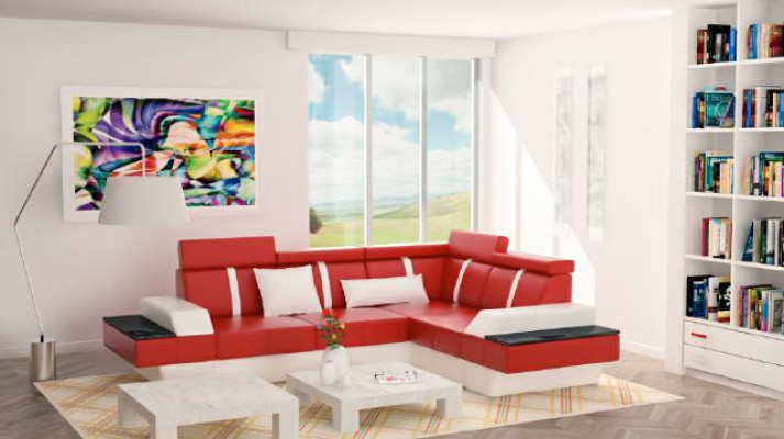 Ontwerper woonlandschap hoekbank Nieuw Bank Bank Bank Bank Sofa's Salon