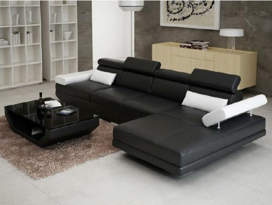 Woonlandschap Beklede Hoekbank Hoekbank Bankstel Landschap Leer - AlfredC