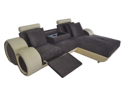 Design Bank Hoekbank Leren Hoekbank Hoekbank Landschap Bekleding L-vorm