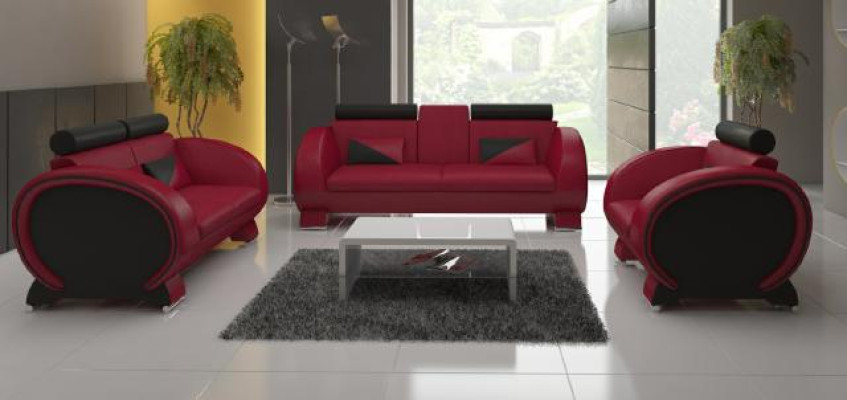 Sofa set 3+2+1 Stof Bankstel Ontwerp Bank Woongebied Stoffering Set Textiel