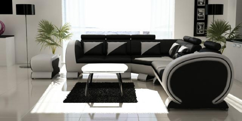 Ontwerper hoekbank bank bank bankstel loungebank banken bankstel_woonlandschap.