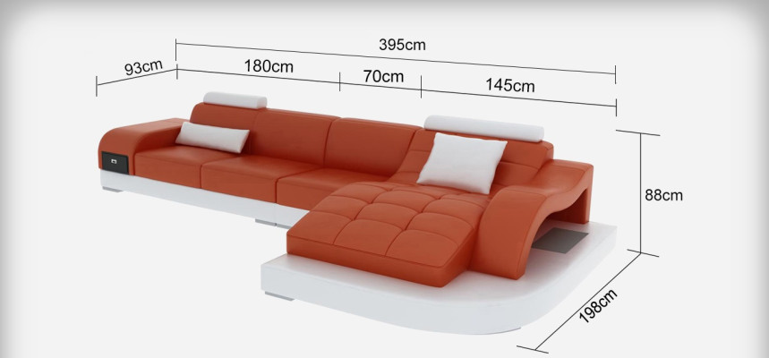 Leder hoekbank bank woonlandschap luxe set hoekbanken banken