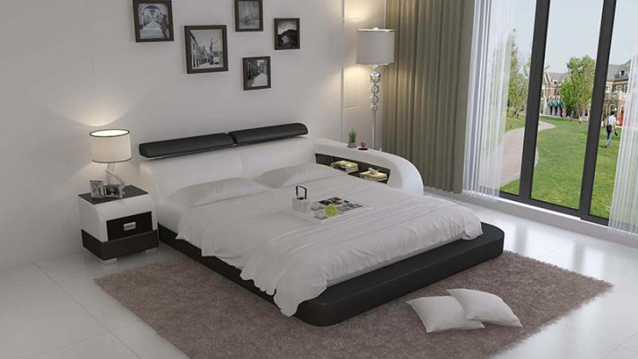 Ontwerper bed gestoffeerd luxe bed tweepersoons bed huwelijksbed bedden 140/160/180 cm