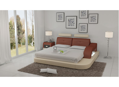 Ontwerper bed gestoffeerd luxe bed tweepersoonsbed echtelijk bed bedden 140/160/180 cm.