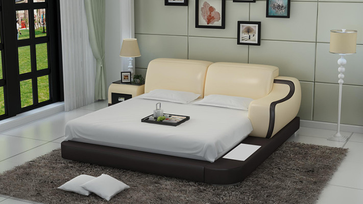 Designer bed gestoffeerd bed lux bed tweepersoons bed huwelijksbed bedden 140/160/180 cm