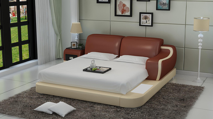 Designer bed gestoffeerd bed lux bed tweepersoons bed huwelijksbed bedden 140/160/180 cm