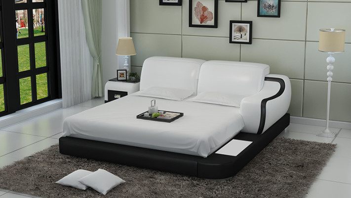 Designer bed gestoffeerd bed lux bed tweepersoons bed huwelijksbed bedden 140/160/180 cm
