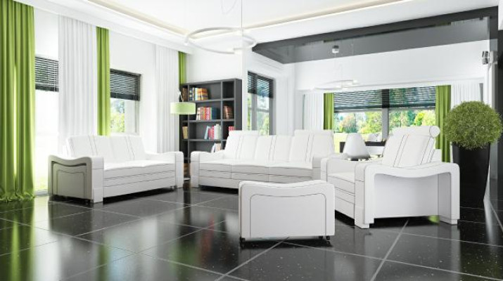 LEREN BANKSTEL DESIGN BANKSTEL BANKSTEL 3+2+1 BANKSTEL BANKSTEL BEKLEDINGSET