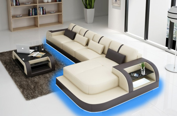 Eckbank Bank Bank Bank Bekleding Woonlandschap Gestoffeerde Hoekbank Design Bank LubyB