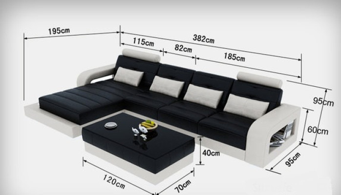 Lederen bankstel bank woonlandschap hoekbankstel design modern bankdecoratie L-vorm