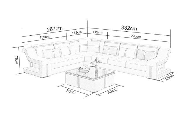 Sofa Bank Zitbank Bankstellen Banken Landschap Meubels Zit Hoekbank