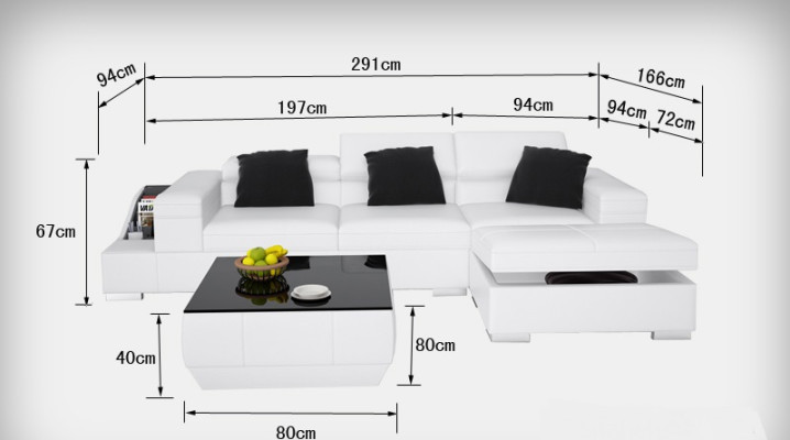 Leren bank Bank Bank Moderne woonlandschap Hoekbank Ontwerpshoekstel