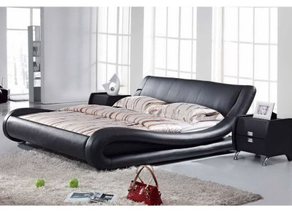 XXL Tweepersoonsbed Leren Bed Bedden Lederen Lederen Bekleding Huwelijk Designer Nieuw  XXL tweepersoonsbed Leren Bed Bedden Lederen Lederen Bekleding Huwelijk Designer Nieuw