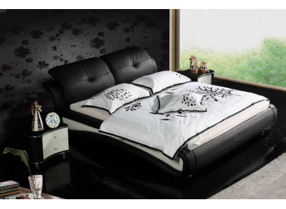 Tweepersoonsbed Bedden Bekleding Lederen Designer Huwelijk Modern Bed Bedframe Nieuw 1206