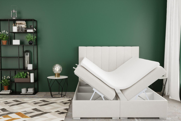Boxspring Tweepersoonsbed Hotel Compleet Set Matras Topper Bedden Functie