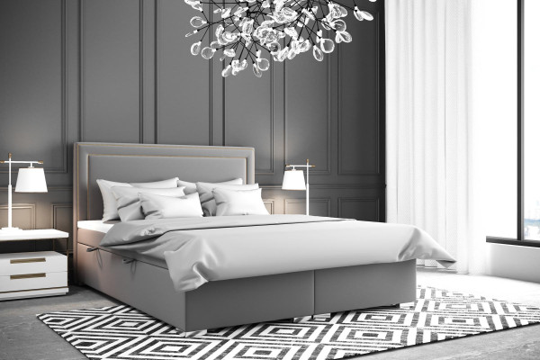Boxspring bed hotel dubbel bed luxe bedden gestoffeerd 90/100/120/160/180x200cm.