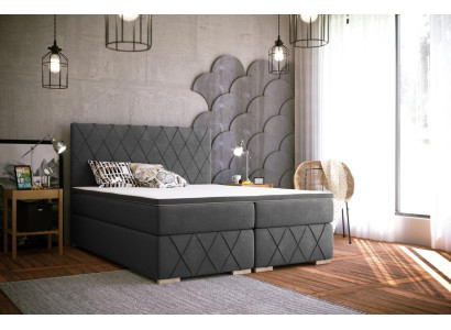 Tweepersoonsbed Compleet Set Matras Boxspring Topper Bedden Functie Doos Hotel