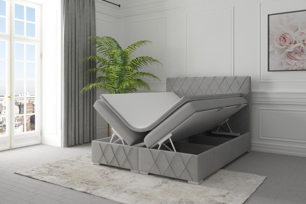 Tweepersoonsbed Compleet Set Matras Boxspring Topper Bedden Functie Doos Hotel