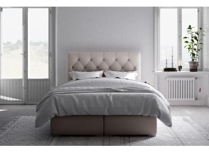 Boxspringbed Hotel Dubbel Leer Luxe Bedden Gestoffeerde Bedlade Functie Nieuw.
