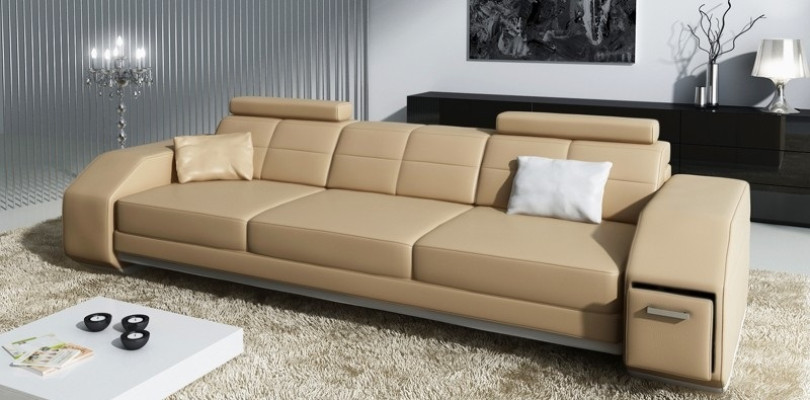 Ledersofa Sofaset 3+2+1 Leder Bank Bekleding Zit Designer Set JarksonS