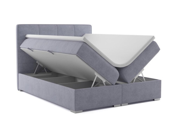Boxspringbed Hotel Dubbel Textiel Luxe Bedden Gestoffeerd Bedframe Functie Nieuw