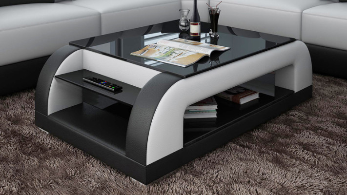 Salontafel Tafel Salontafels Glazen tafel Design bijzettafel CT9012