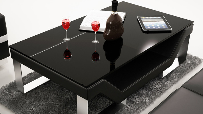 Salontafel Tafel Salontafels Glazen tafel Tafels Designer Bijzettafel Nieuw SR4407