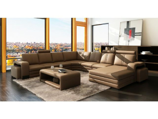 Leren tafels Salontafel Stoffering Nieuw bijzettafel Tafels 132x70x45