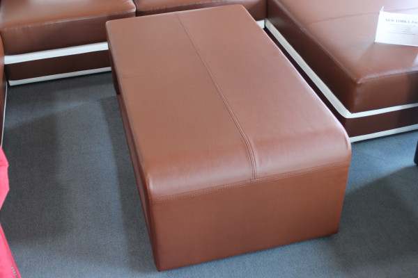 Leren tafels Salontafel Stoffering Nieuw bijzettafel Tafels 132x70x45