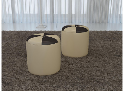 Ontwerp Beklede Voetenbank Ottomaanse Zit Chaise Gestoffeerde Pufa FT009