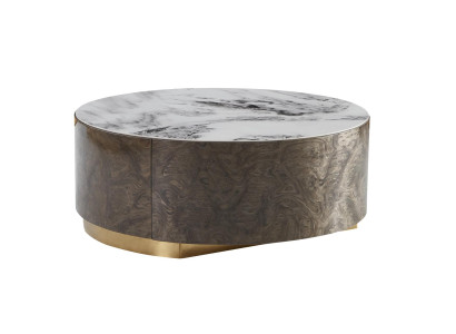 Salontafel bruin marmer woonkamer hout Nieuw Modern Design Meubels Luxe Tafel