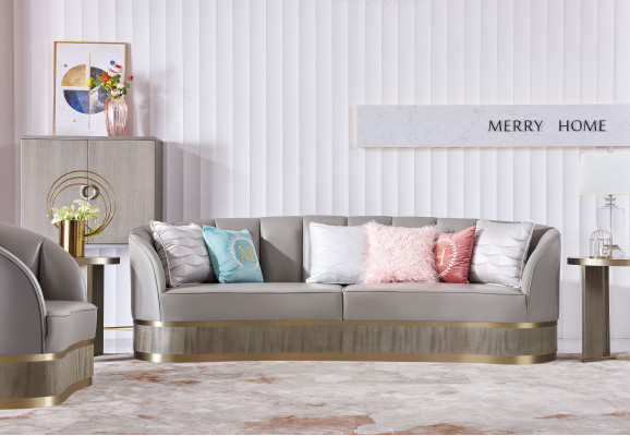 Sofaset 4+2+2 zits woonkamer meubels Moderne bank leren bankstellen bankstellen