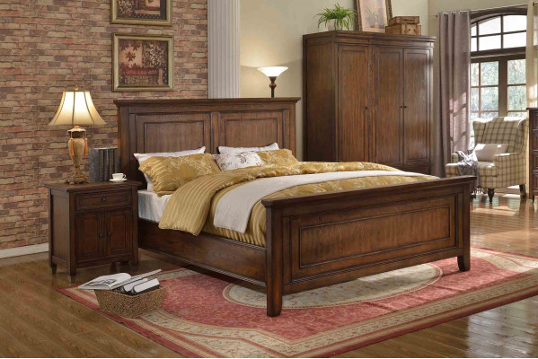 Ontwerper slaapkamer meubels 5-delig compleet set bed nachtkastje kledingkast nieuw