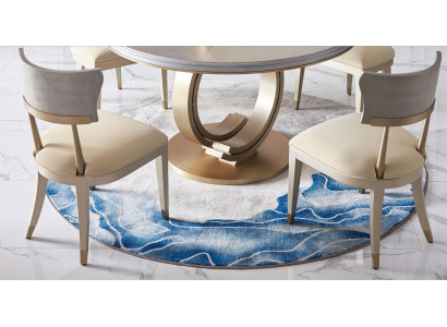 Ontwerp Ronde Tafel 4 Stoelen Eetkamerstoelen Ronde Tafel Set Hout