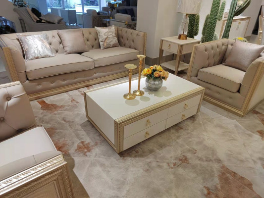 Garnituur 3+1 zits zitkussen bankstellen bankstellen Nieuw Ontwerp Bank Sofa