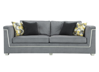 Bankstel 3+1 Grijs Woonkamer Stoffering Modern Sofa