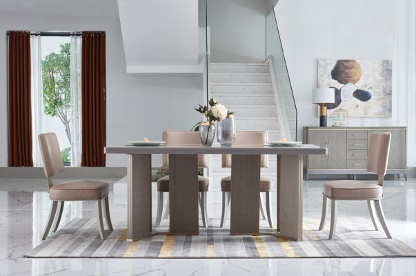 Luxe eetkamerstoelen Hoogwaardige hotelinrichting Leunstoel set