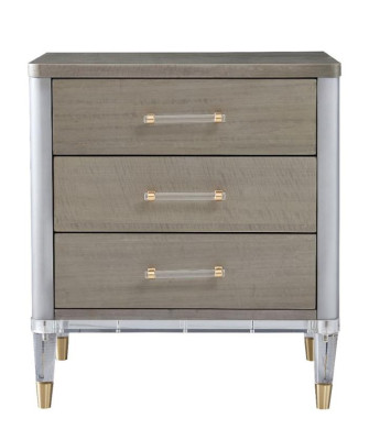 Klassieke 3-delige slaapkamerset Klassiek bed + nachtkastje Tweepersoonsbed