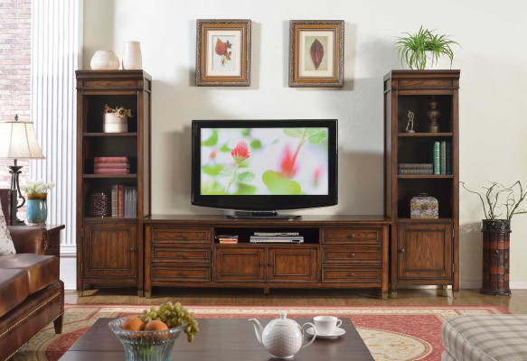 Woonkamer wand dressoir ontwerp 2x glazen kast laag RTV dressoir dressoir 3-delige woonkamer wand set  Woonkamer wand dressoir ontwerp 2x glazen kast laag RTV dressoir dressoir 3-delige woonkamer wand set