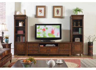 Woonkamer wand dressoir ontwerp 2x glazen kast laag RTV dressoir dressoir 3-delige woonkamer wand set  Woonkamer wand dressoir ontwerp 2x glazen kast laag RTV dressoir dressoir 3-delige woonkamer wand set