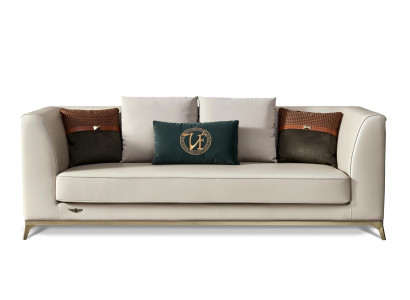 Bankstel 3+1 zits set design banken decoratie kussens bankstellen relax leer